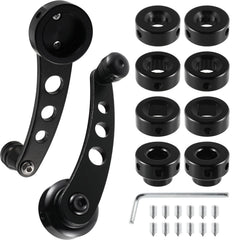 Veemoon window crank handle aluminum pair for durable manual window operation.