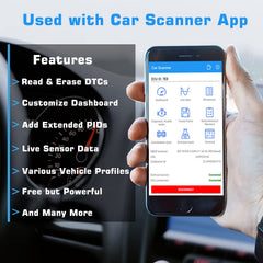 Veepeak dashboard customization on Android for personalized vehicle monitoring.