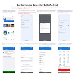 Veepeak OBDCheck app compatibility list showing supported apps