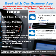 Pairing Veepeak OBDCheck with Android via Bluetooth LE for quick setup