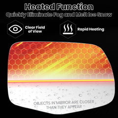 vefix mirror glass with backing plate provides secure direct replacement fit.