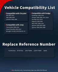 VEHICODE label shows reference part numbers for quick selection.