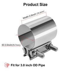 VehiMata 304 stainless steel band provides durable corrosion resistance.