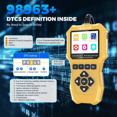 VEHLIVE V880 MOTO universal jumper cables for flexible testing