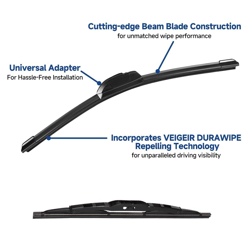 VEIGEIR front 20 inch blade on Ford Escape for smooth quiet wipe