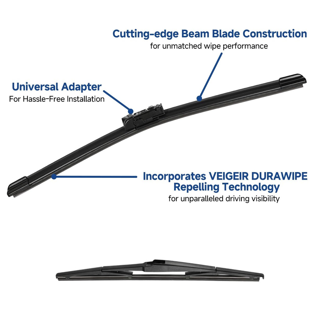 VEIGEIR front 18-inch wiper blade ensuring precise fit and reliable wiping