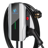 VEIPHLOX Level 2 charger suitable for indoor or outdoor use with versatile mounting options.