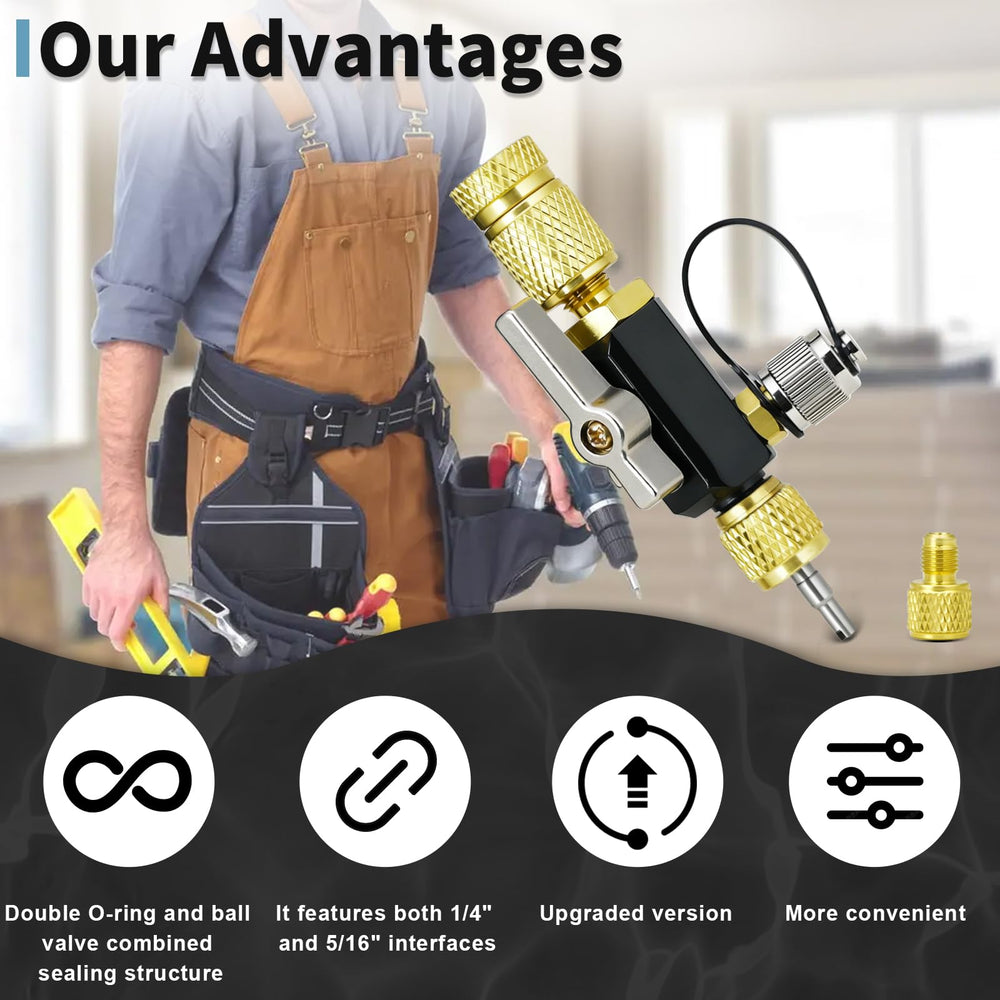 VELQUAI magnetic end-cap valve core removal tool keeps cores steady during replacement.