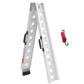 VENDAV aluminum motorcycle ramp deck with anti-slip surface for secure loading.