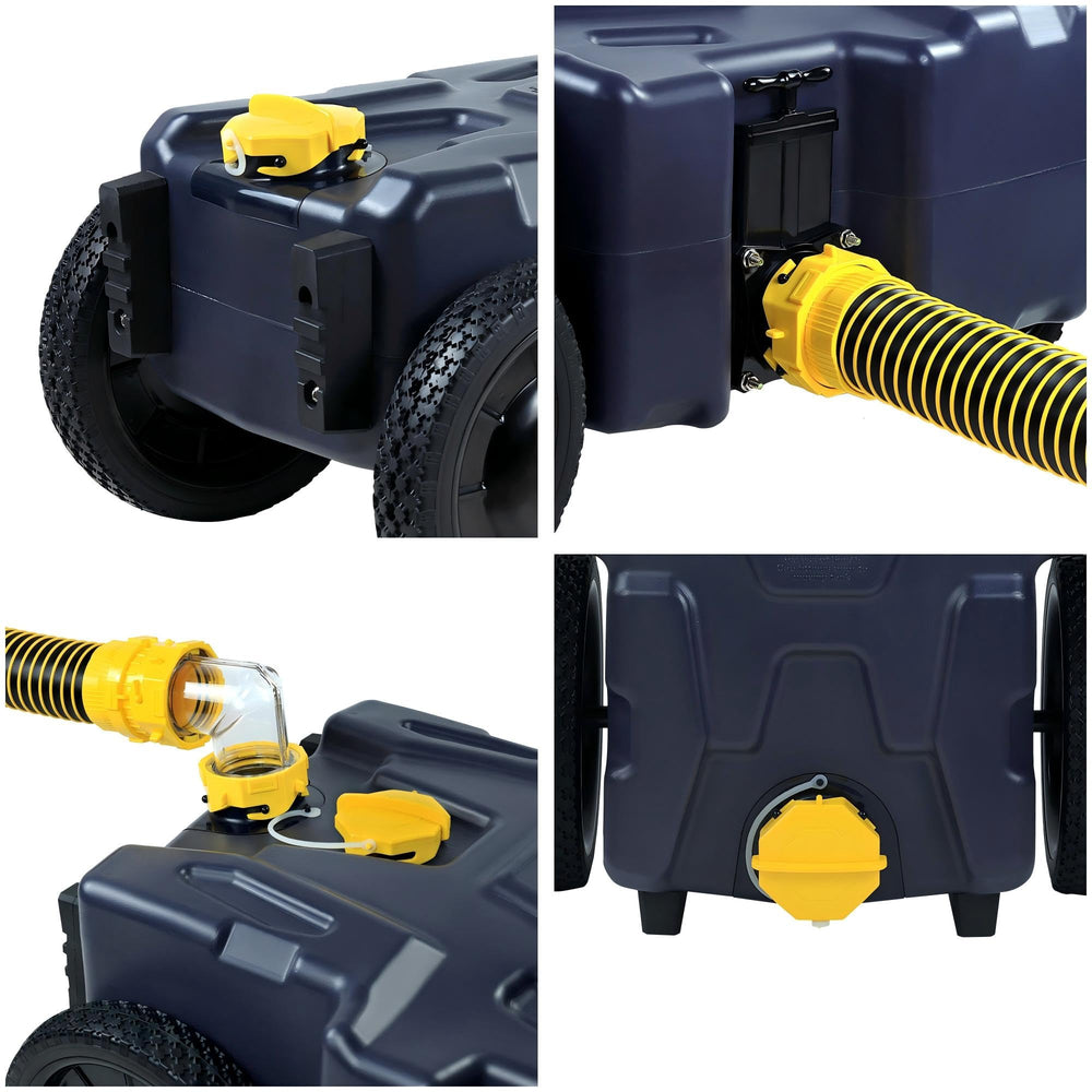 Venustank rugged gate valves simplify emptying and maintenance.
