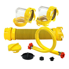 Venustank kit includes hoses, adapters, and caps for ready deployment.