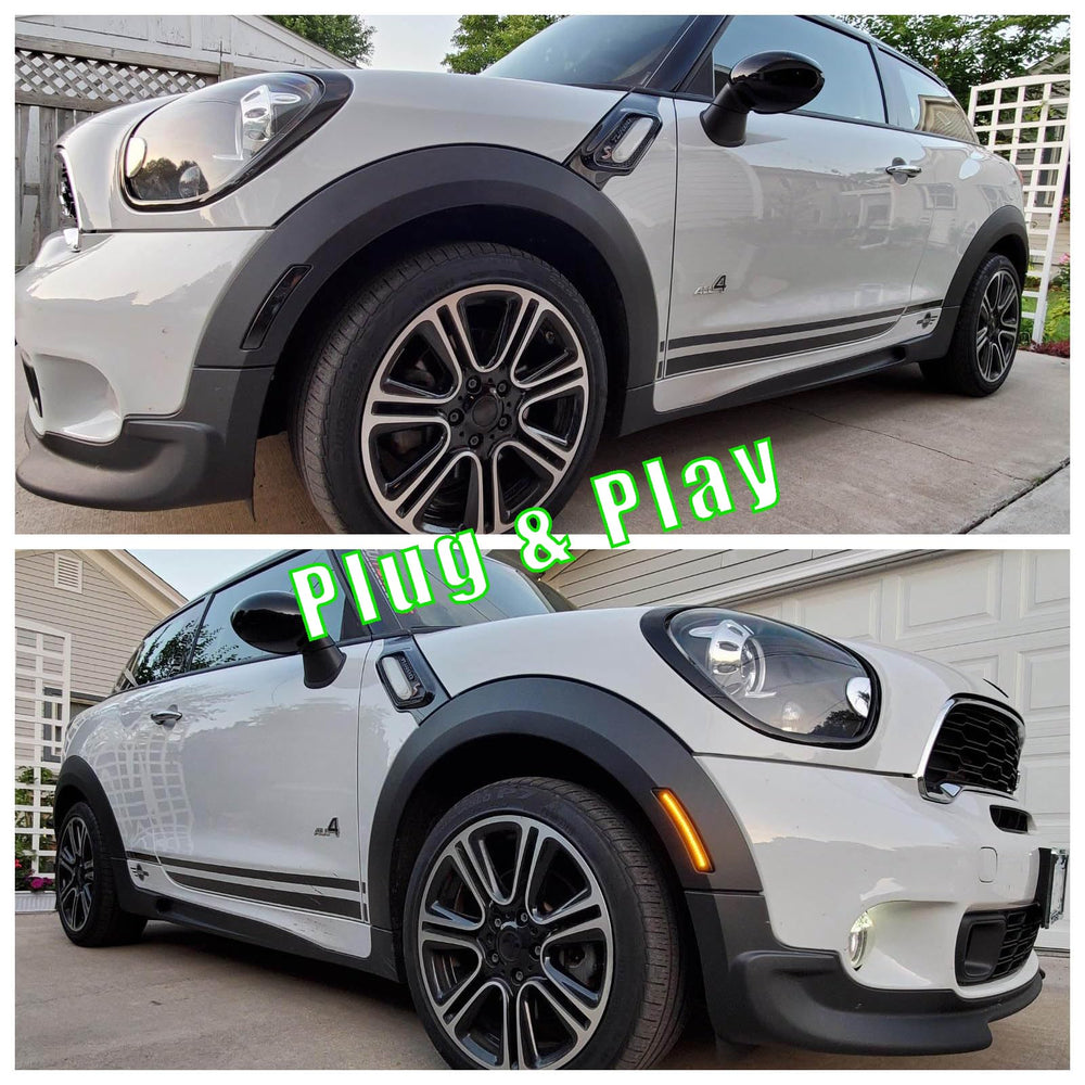 Venyeeda LED side marker kit installed on driver side for MINI Cooper