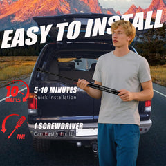 Vepagoo 6421 excursion strut installation is quick and tool-free.
