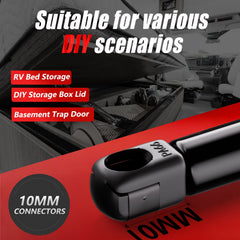 Vepagoo cabinet door gas strut for easy, safe operation.
