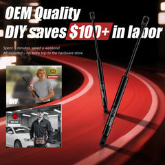 Rear hatch damper designed to OEM specs for reliable operation