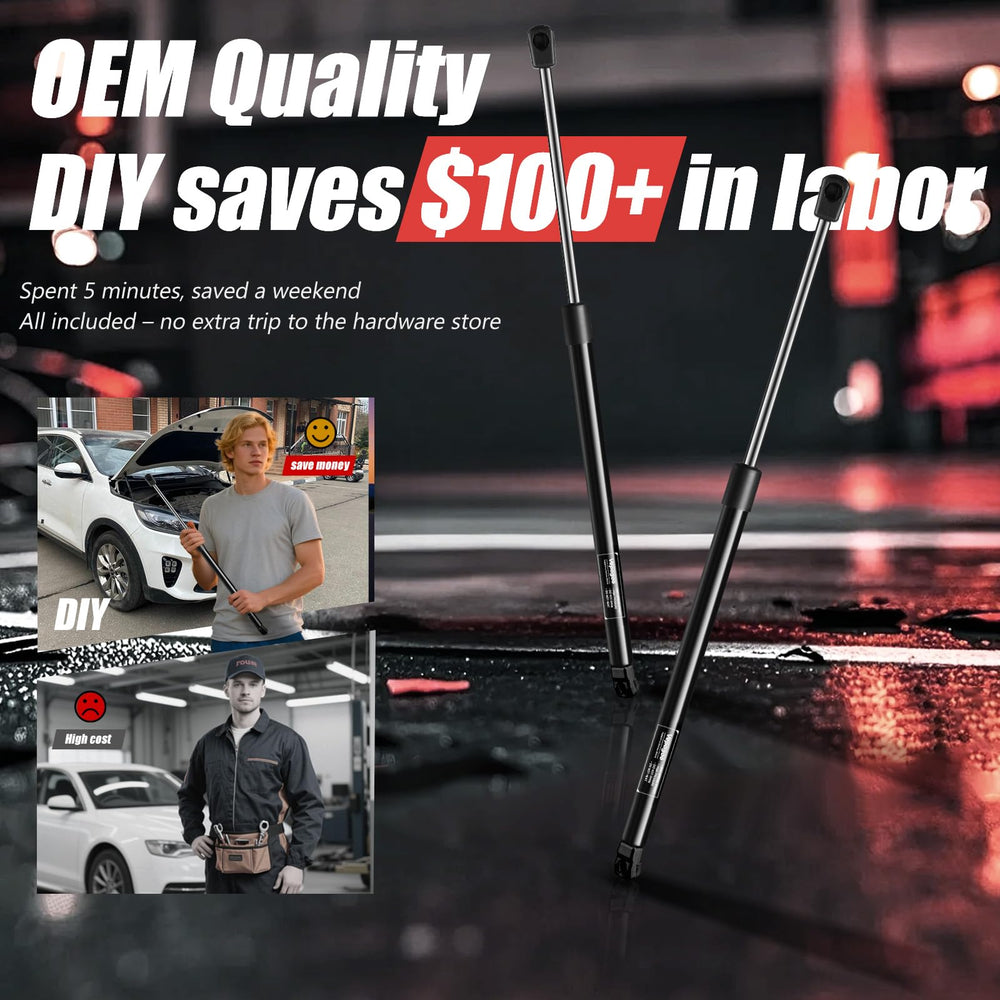 Vepagoo easy installation hood struts enabling quick DIY fit