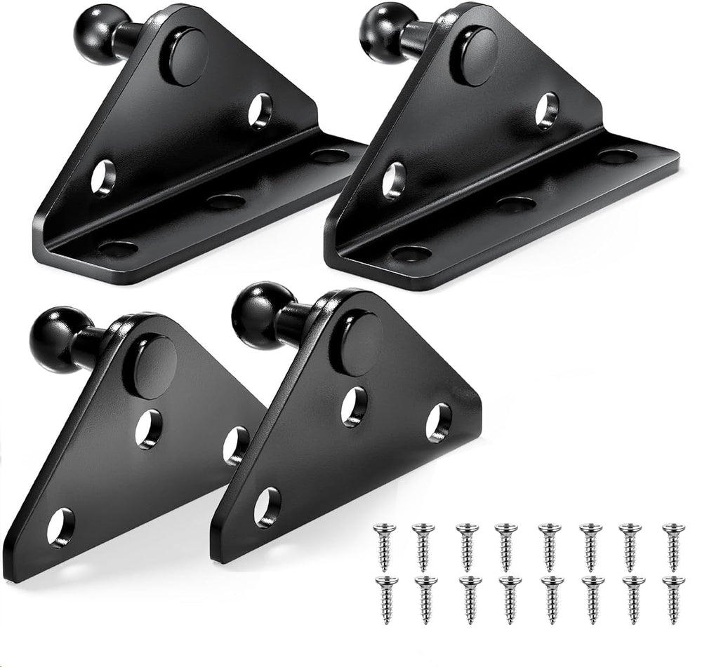 Vepagoo gas strut mounting bracket with 10 mm ball stud for secure lift connection