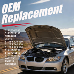BMW 328i installation showing direct replacement compatibility.