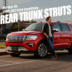 Vepagoo lift support for Expedition helps secure the tailgate during opening.
