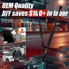 Vepagoo premium carbon steel hood struts for Tundra durability.
