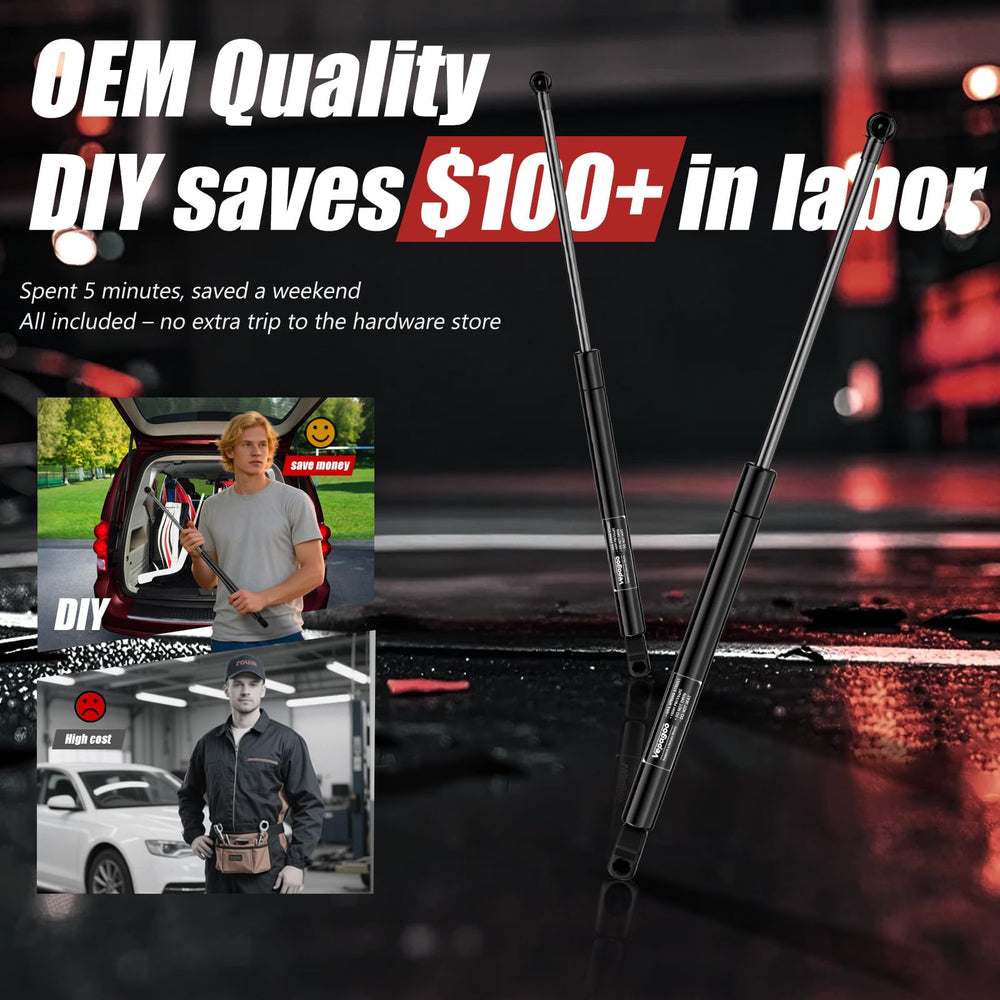 Vepagoo 6124 installation-ready strut helps quick, tool-free swap.