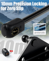 Vepagoo rear window access with gas struts installation example.