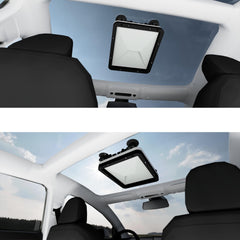 Veritas Vans Starlink Mount hardtop cover shields from hail and debris