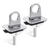 Verplexter universal stake pocket anchor points in chrome finish ready for secure cargo