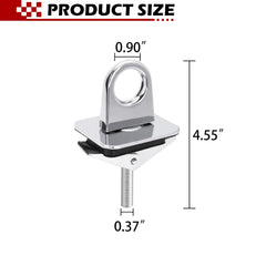 Close-up of Verplexter universal stake-pocket anchor for easy mounting