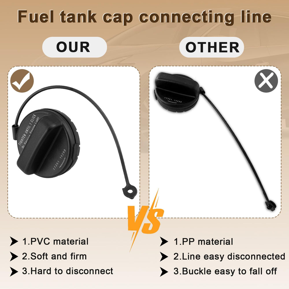 Closeup of Vershin gas cap seal rubber showing durable waterproof material.