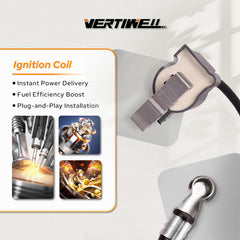 Box contents show two Vertiwell ignition coils for quick replacement