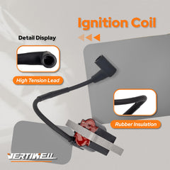 Vertiwell copper-wind coil detail for high conductivity and steady ignition.
