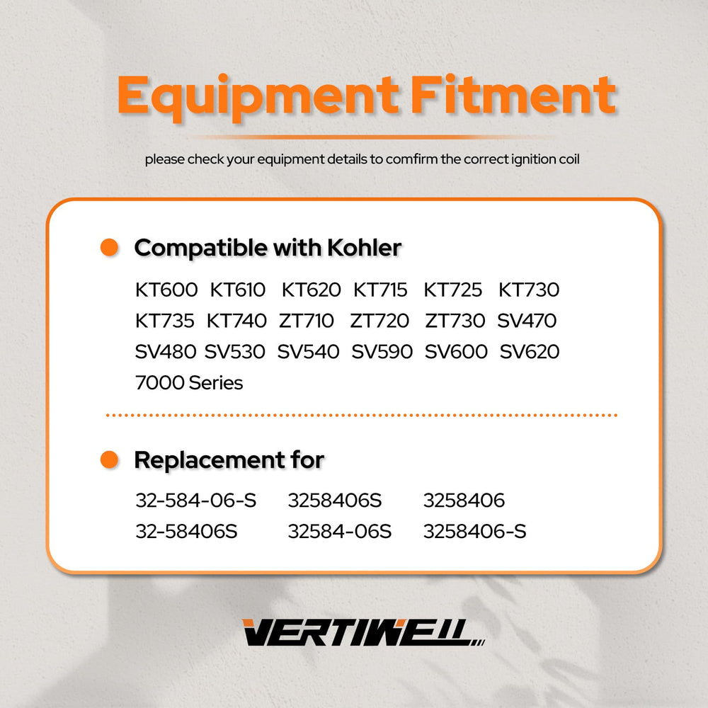 Vertiwell plug-and-play design enables quick replacement on Kohler 7000 engines.