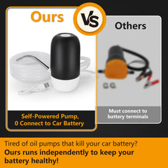 Vervecling portable oil extractor shown for marine and road use.