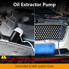 Vervecling self-powered oil transfer enables flexible, tool-free vehicle maintenance.