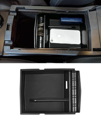 Vesul center console organizer with two-layer design keeps essentials at hand in Subaru Outback