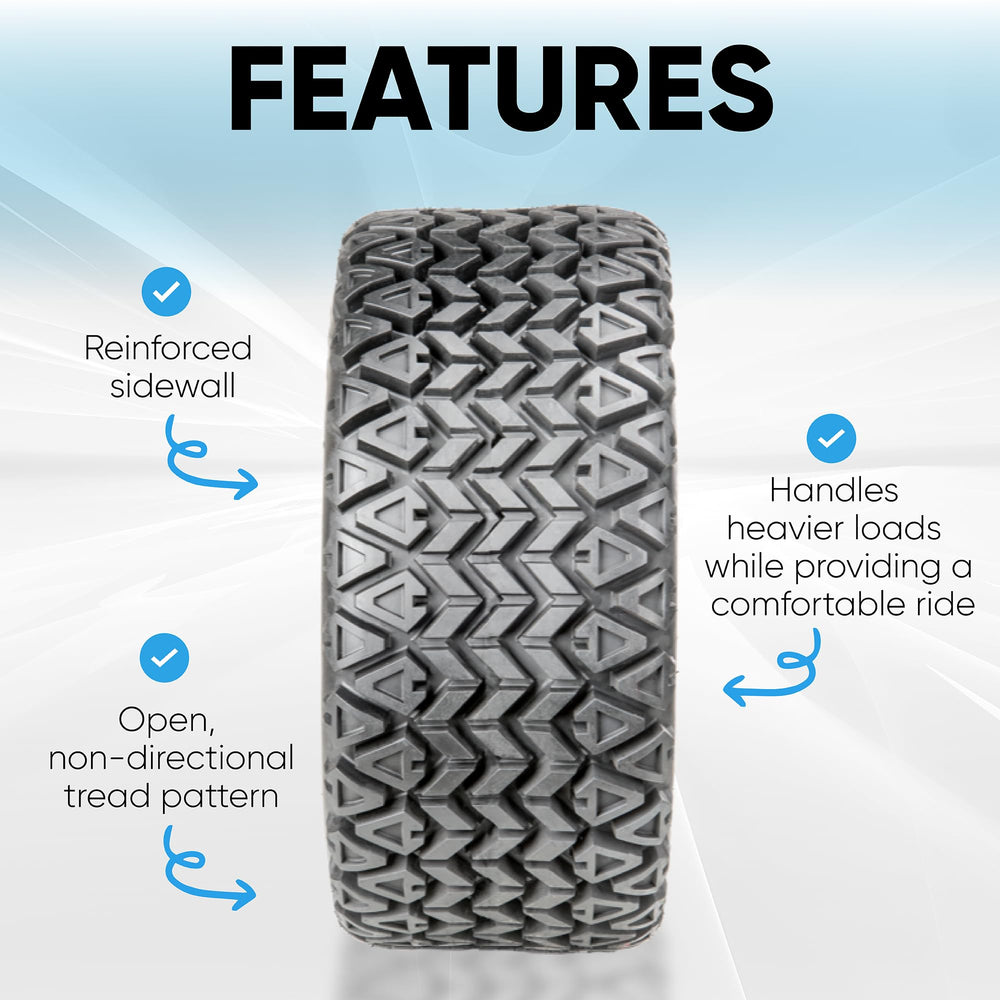 Veteran Tire OTR 350 Mag mounted on 12x8.5 rim