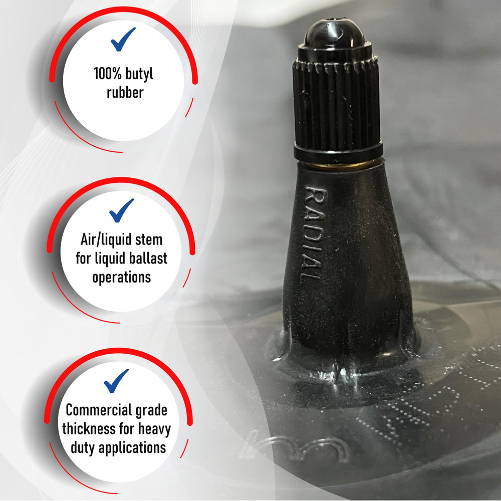 Suitable for tractors, backhoes, and other commercial tires for fleet use.