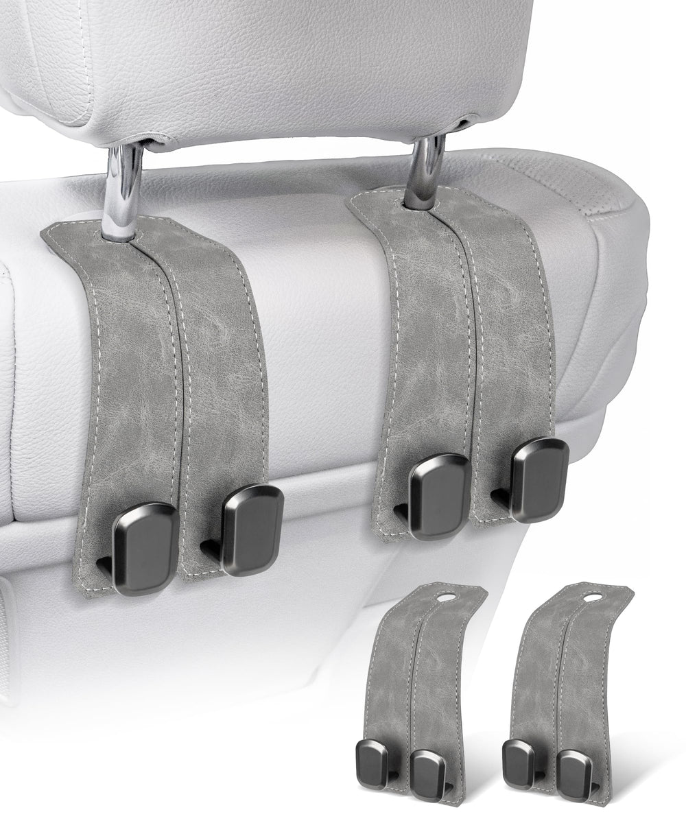 VETERBONE car hooks headrest gray for organized cabin storage.