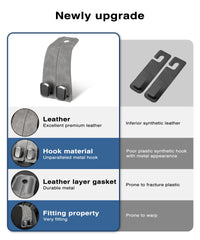 VETERBONE car seat back storage hook with anti-drop design.