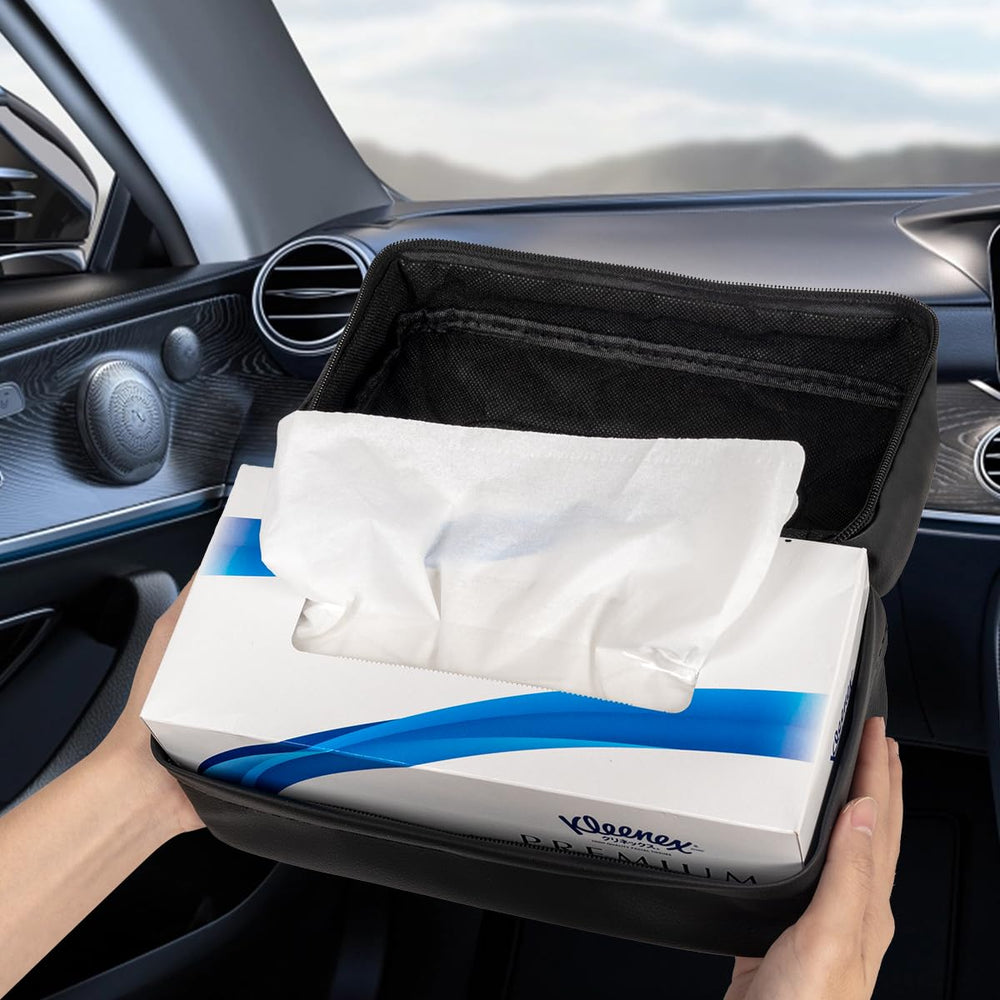 VETERBONE PU leather tissue holder is waterproof and easy to clean