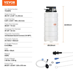 VEVOR sealing rings ensuring leak‑free operation during extraction