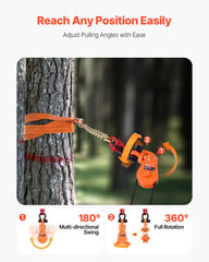 VEVOR 360 degree rotating hook enhances lifting versatility
