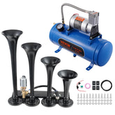 VEVOR 4-trumpet air horn kit assembled for quick setup.