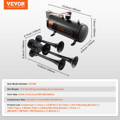 VEVOR tank and pipes assembly highlighting non-leakage construction