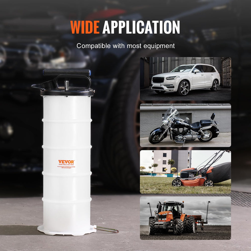 User-friendly operation in manual mode for efficient, mess-free oil changes.