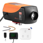 VEVOR 8KW diesel heater with remote display for rapid warmth on the go