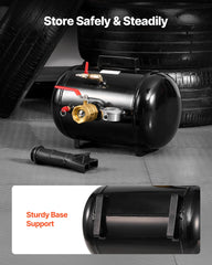 VEVOR top handle enables controlled lifting for safe handling.