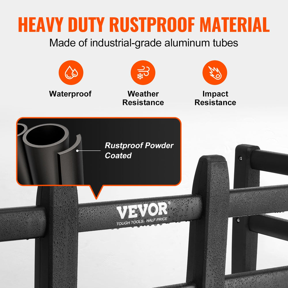 VEVOR quick-mount brackets enable fast, drill-in installation.