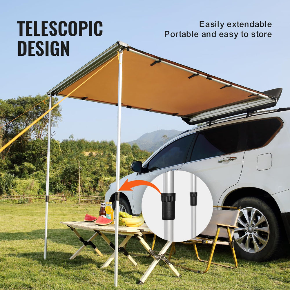 VEVOR awning fabric close up showing waterproofing and UV protection